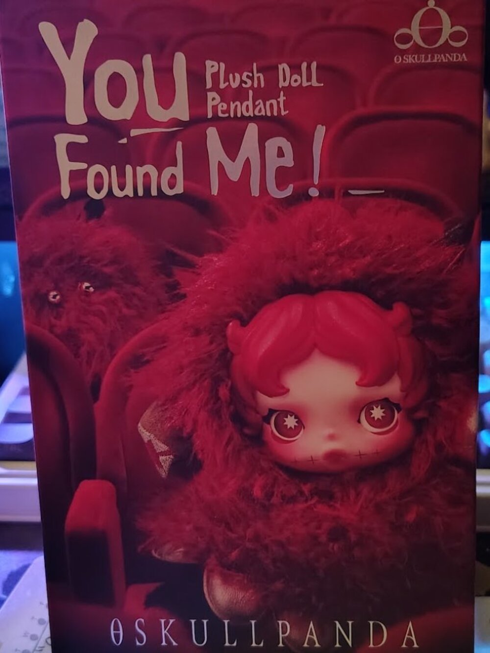 Pop Mart "Skullpanda" You Found Me! Series Plush Pendant conf. 'Sneaky Chestnut'